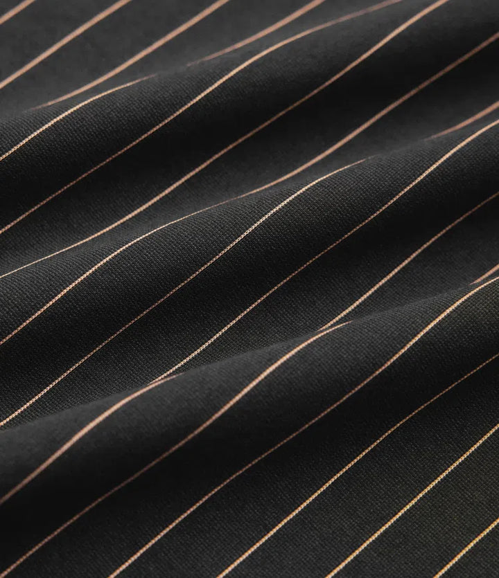 Boat Neck Sleeveless Tie Side Cool Touch Stripe Work Jumpsuit with Pockets-Easy Peezy Edition
