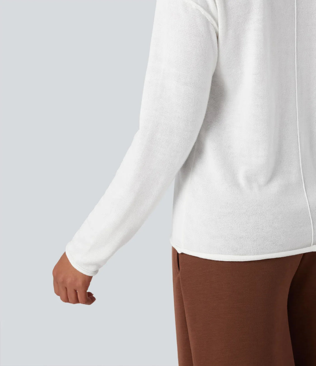 Henley Neck Long Sleeve Work Jumper