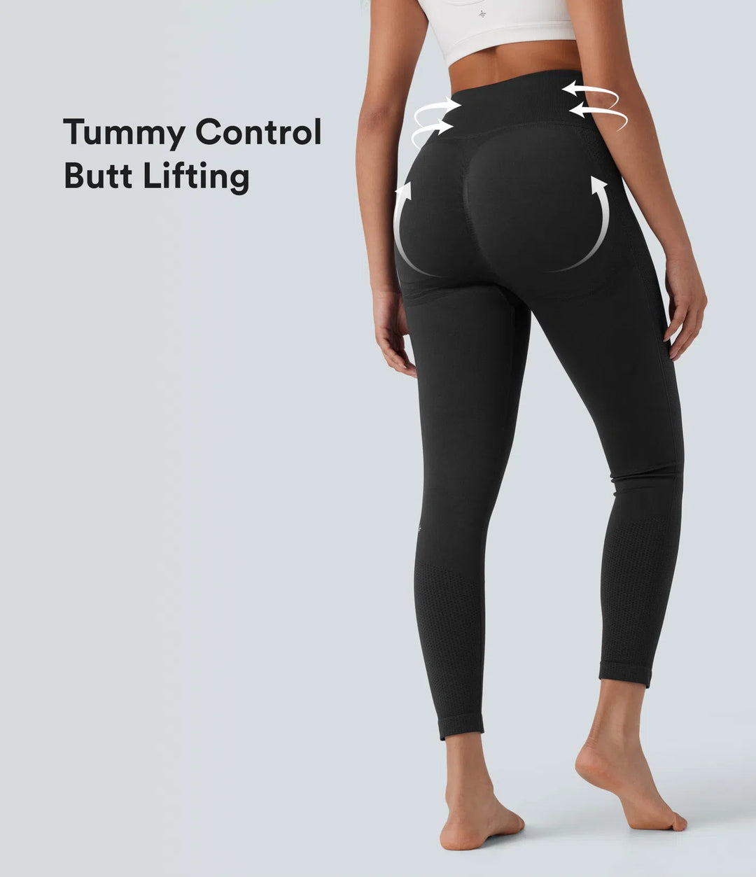 OneForm Seamless Flow High Waisted Tummy Control Butt Lifting Yoga Leggings