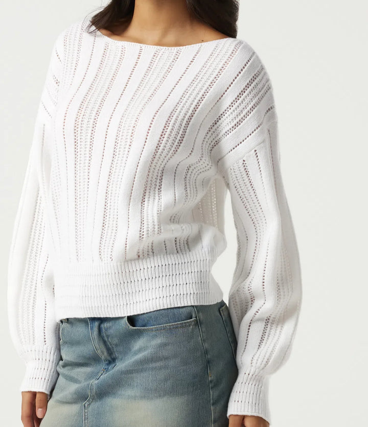 Round Neck Long Sleeve Casual Jumper