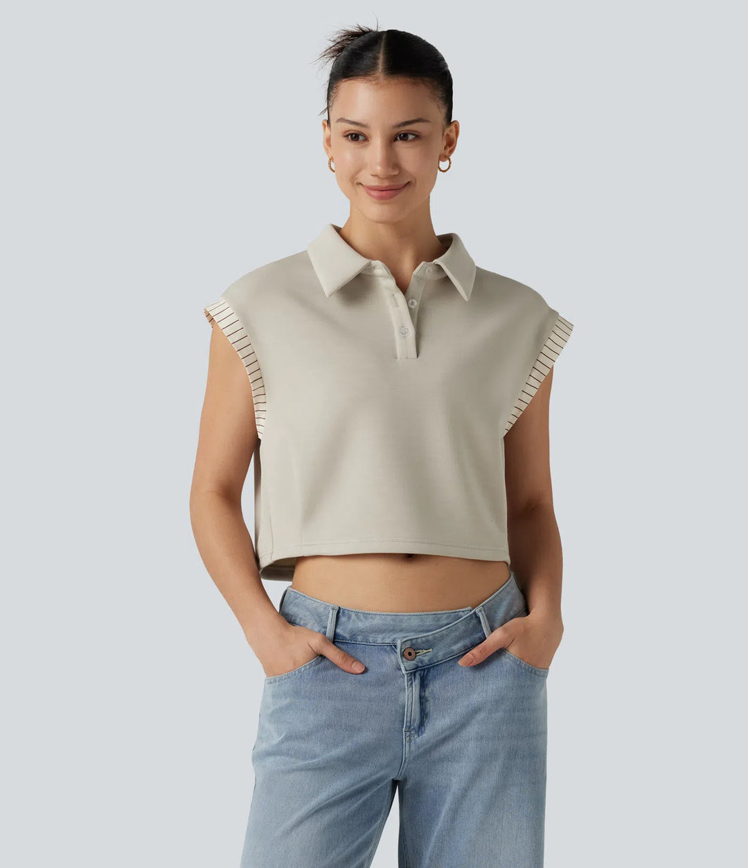 Dropped Short Sleeve colourBlock Casual T-Shirt