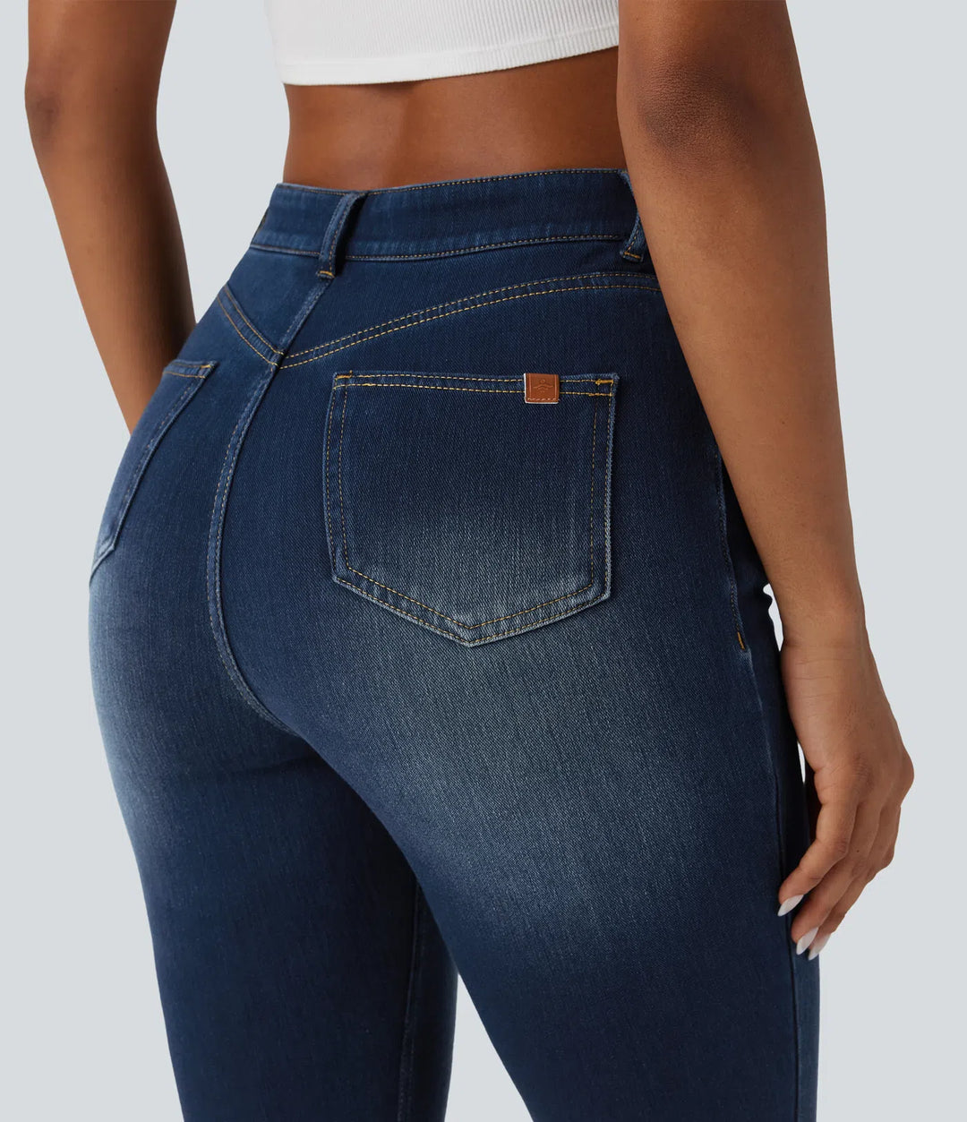 Halara Flex High Waisted Casual Skinny Jeans with Pockets