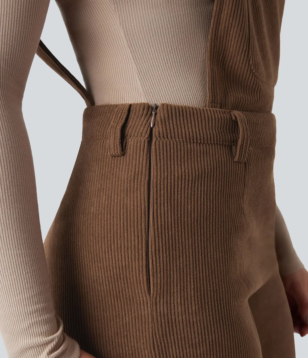 Adjustable Straps Corduroy Casual Detachable Overalls with Pocket
