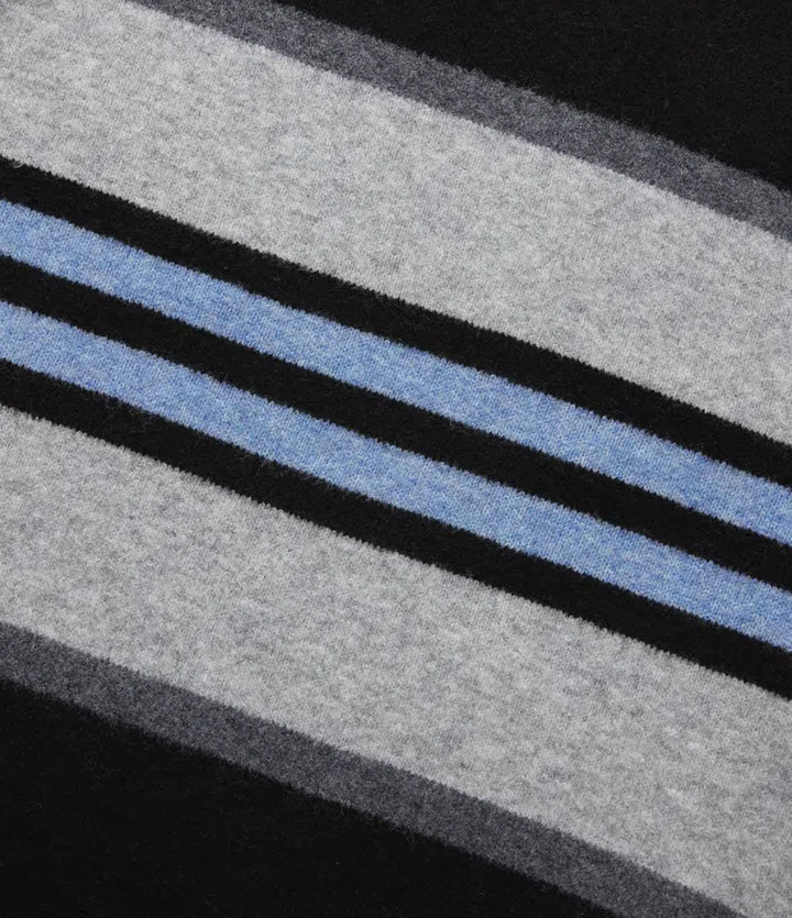 Round Neck Long Sleeve Striped Casual Jumper