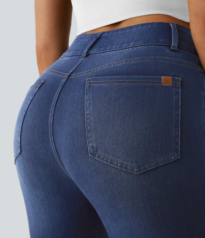 Halara Flex High Waisted Zipper Pockets Casual Skinny Jeans