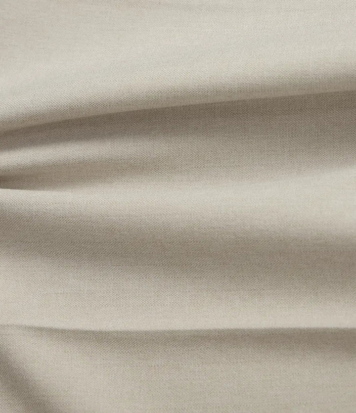 Notched Collar Long Sleeve Work Linen-Feel Blazer with Pockets