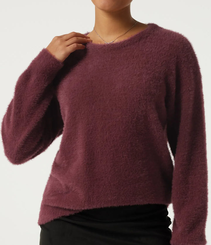 Round Neck Long Sleeve Casual Jumper