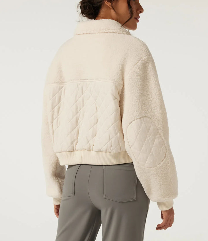 Lapel Long Sleeve Casual Sherpa Jacket with Pockets