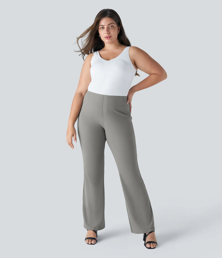 Halara Flex High Waisted Pocket Work Plus Size Trousers