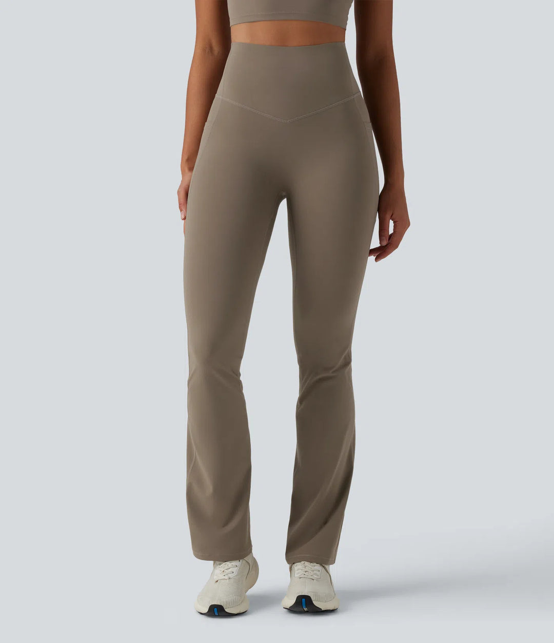 Halara UltraSculpt High Waisted Butt Lifting Tummy Control Bootcut Yoga Leggings with Pockets