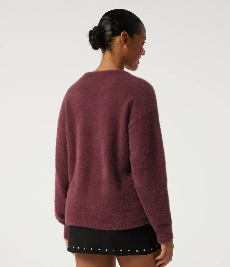 Round Neck Long Sleeve Casual Jumper