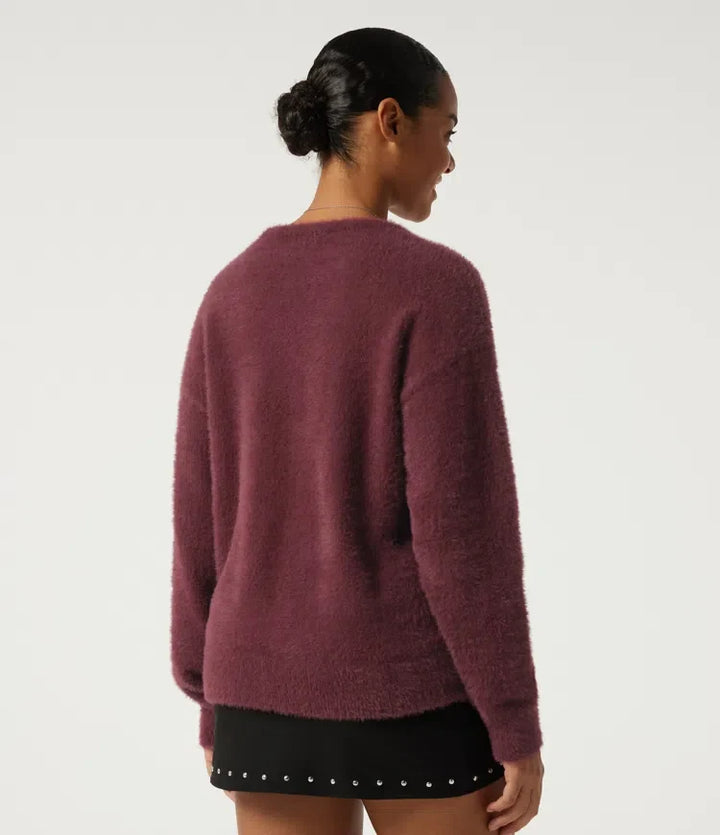 Round Neck Long Sleeve Casual Jumper