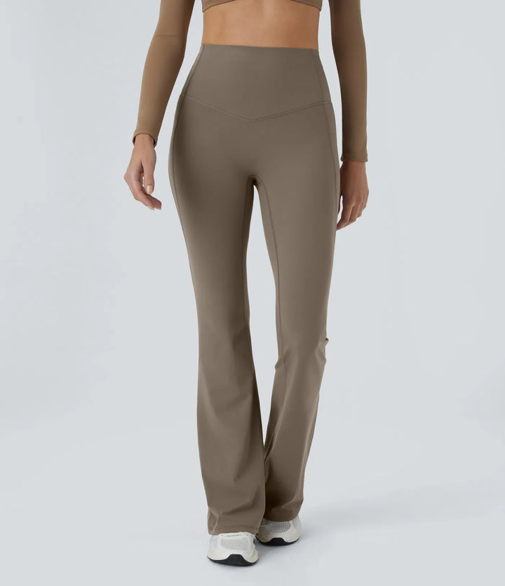 Halara UltraSculpt High Waisted Tummy Control Shaping Yoga Flare Leggings