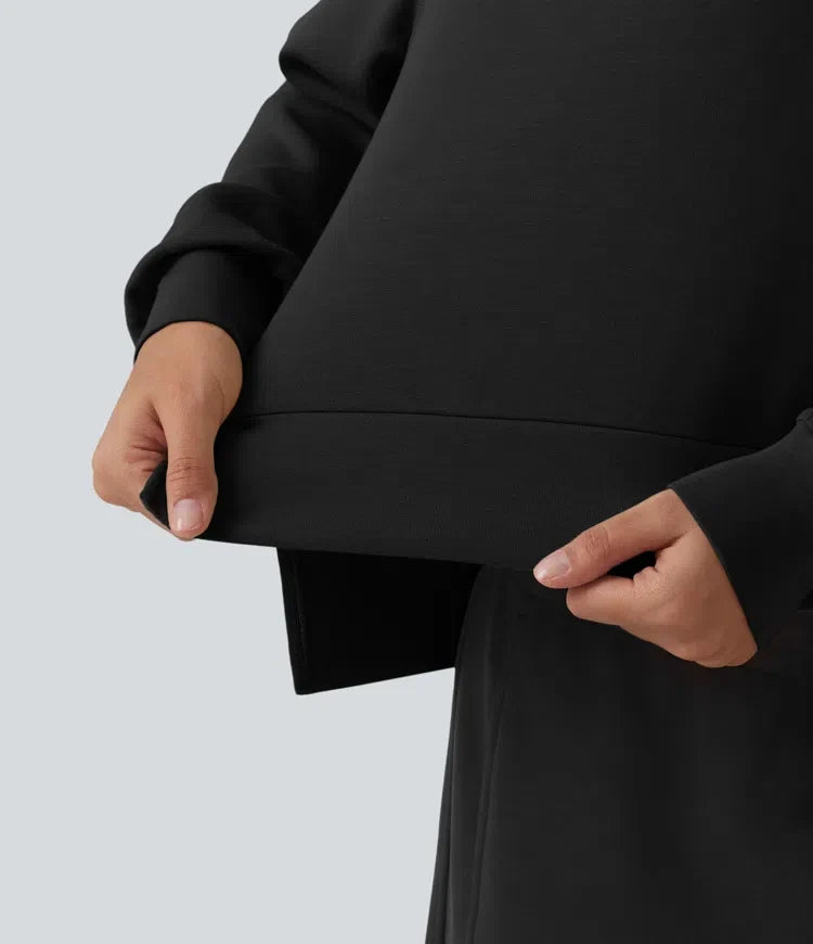 SpacerTek High Neck Long Sleeve Work Sweatshirt