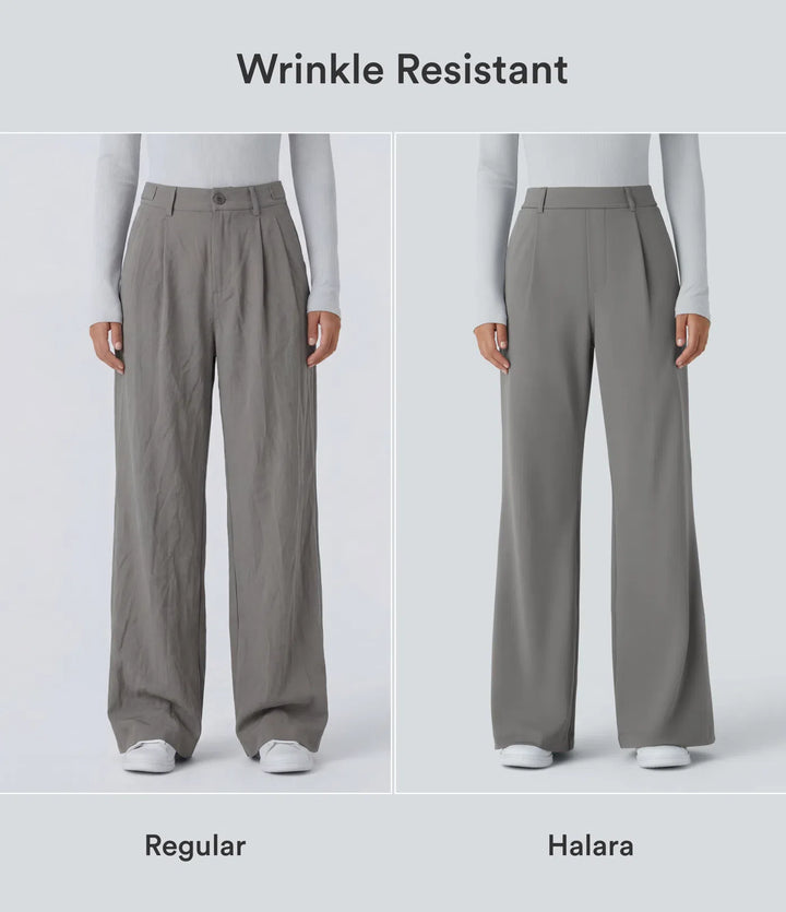 Halara Flex DayStretch High Waisted Pocket Straight Leg Work trousers