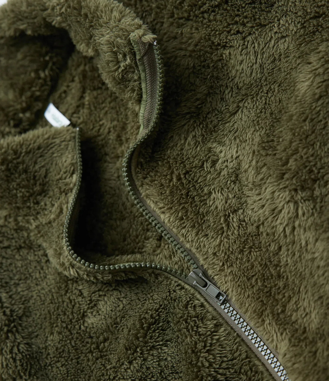 Stand Collar Long Sleeve Casual Sherpa Jacket with Pockets