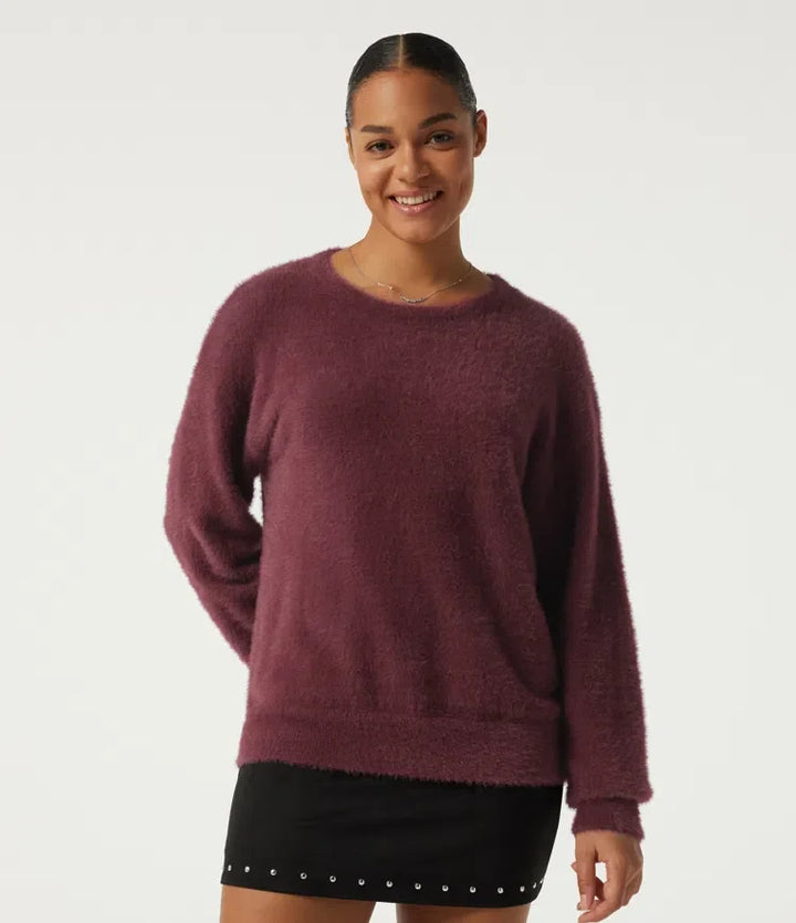 Round Neck Long Sleeve Casual Jumper