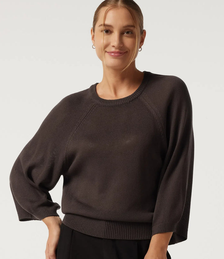 Round Neck Long Sleeve Work Jumper