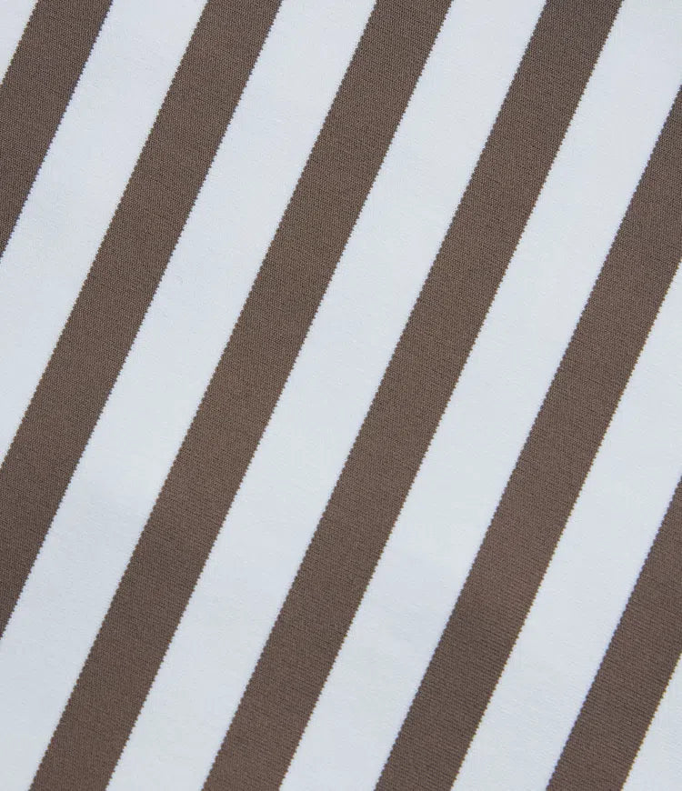 High Waisted Drawstring Stripe Yoga Leggings with Pockets