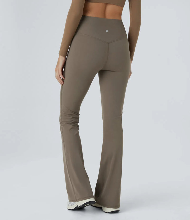 Halara UltraSculpt High Waisted Tummy Control Shaping Yoga Flare Leggings