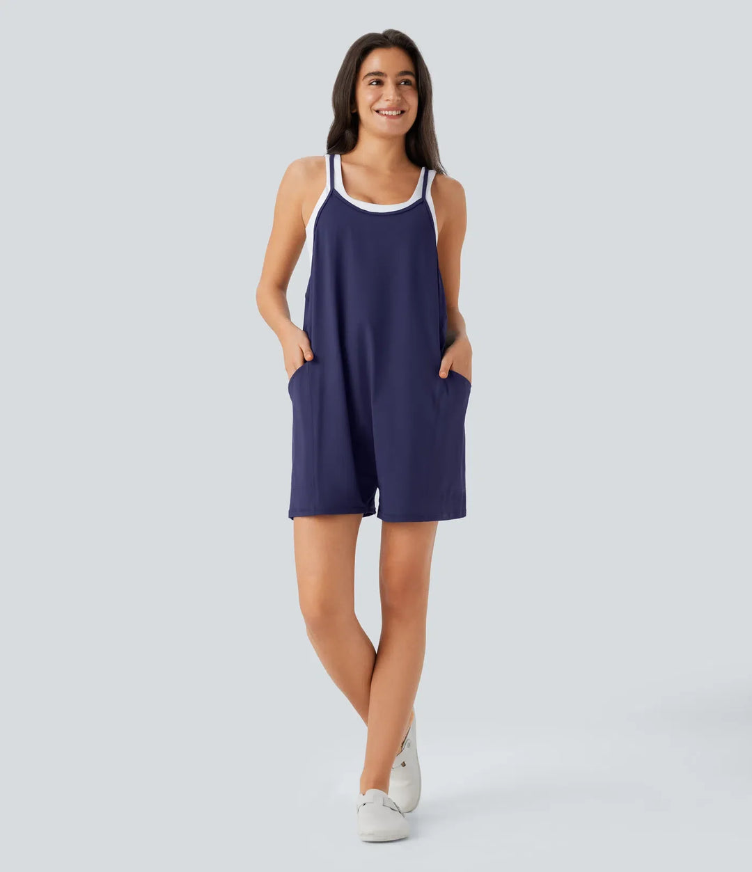 Pockets Casual Jumpsuit
