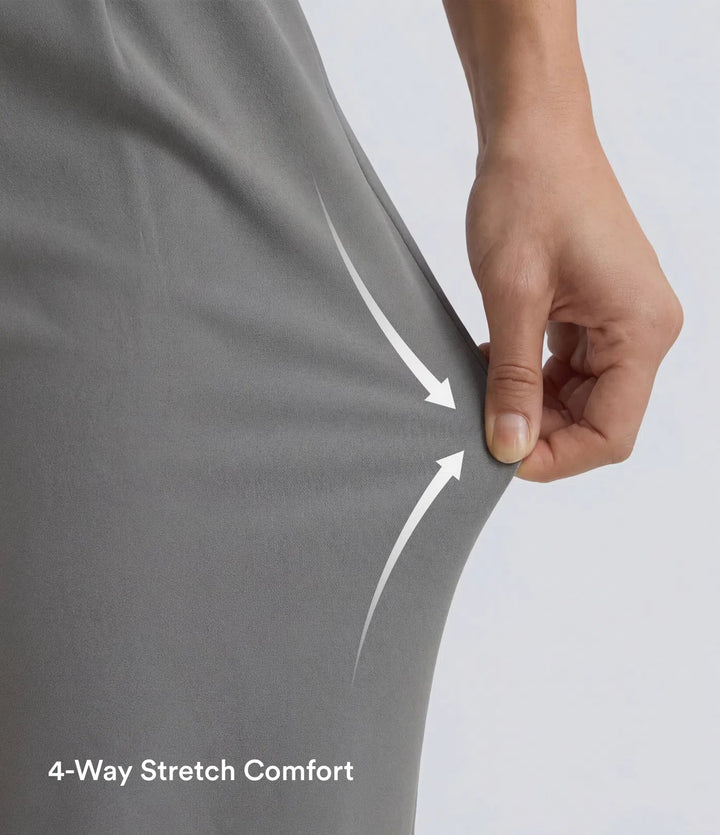 Halara Flex DayStretch High Waisted Pocket Work Flare Trousers