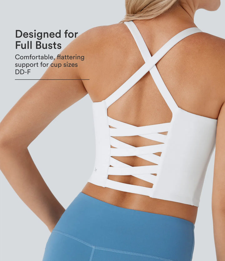 Cropped Yoga Tank Vest Top DD-F Cups
