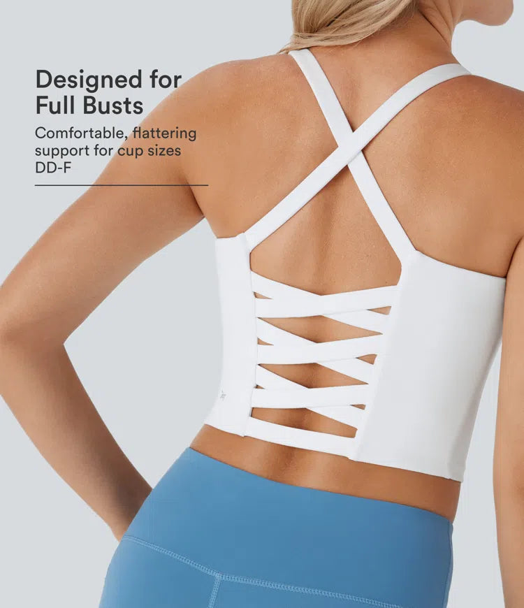 Cropped Yoga Tank Vest Top DD-F Cups