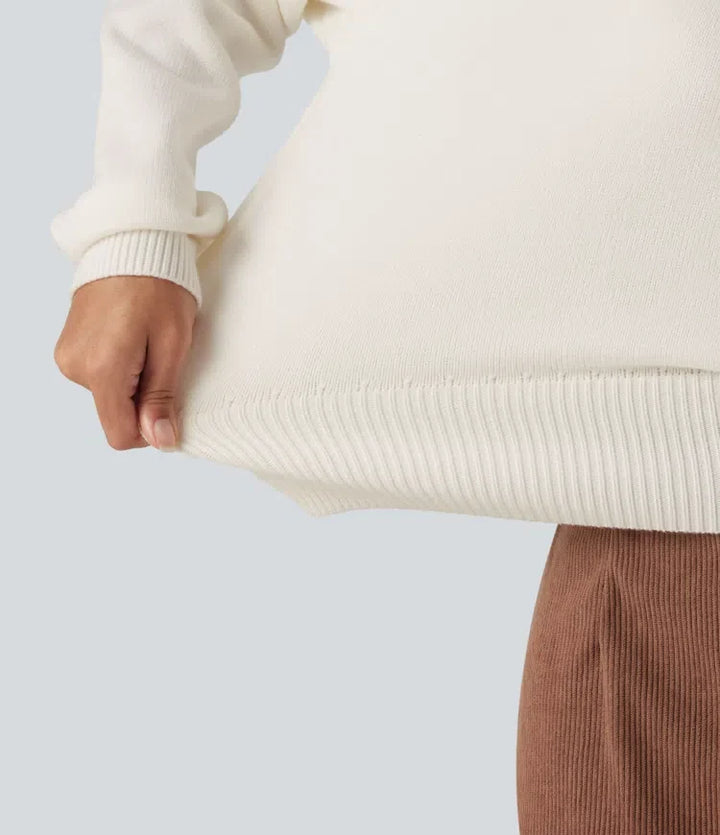 Collared Half Zip Long Sleeve Work Jumper