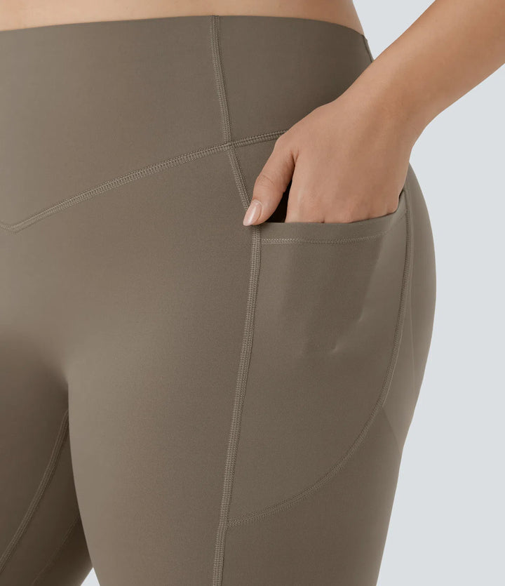 Halara UltraSculpt High Waisted Scrunch Butt Lifting Tummy Control Pocket Shaping Training Plus Size Leggings