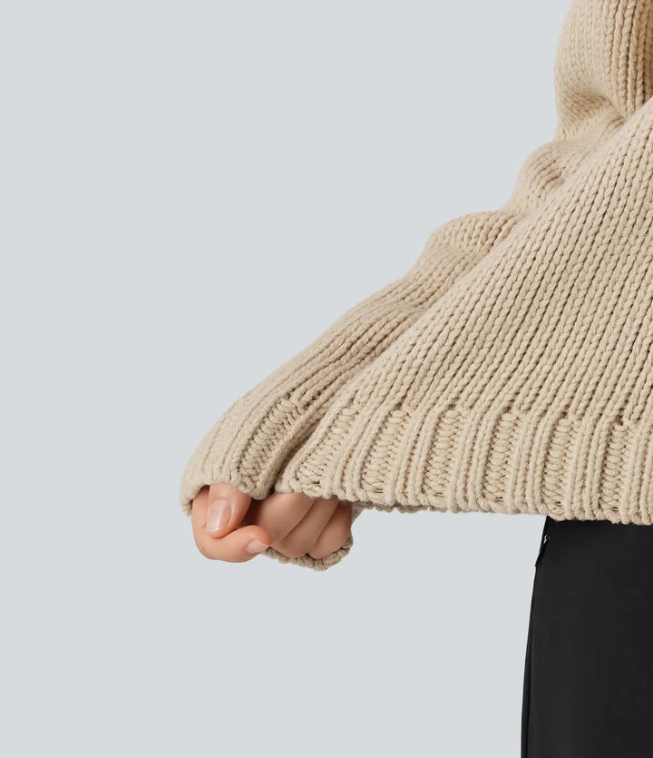 Round Neck Long Sleeve Casual Cardigan