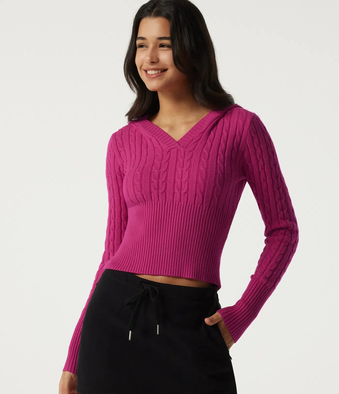 Hooded Slim Long Sleeve Casual Jumper