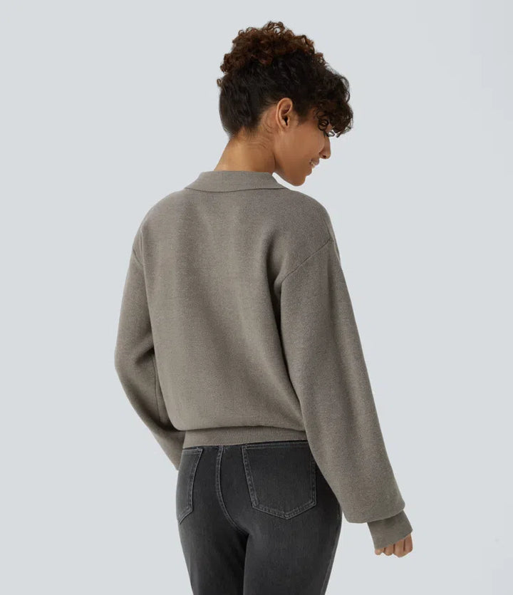 Pocket Long Sleeve Casual Jumper