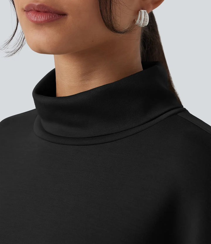 SpacerTek High Neck Long Sleeve Work Sweatshirt