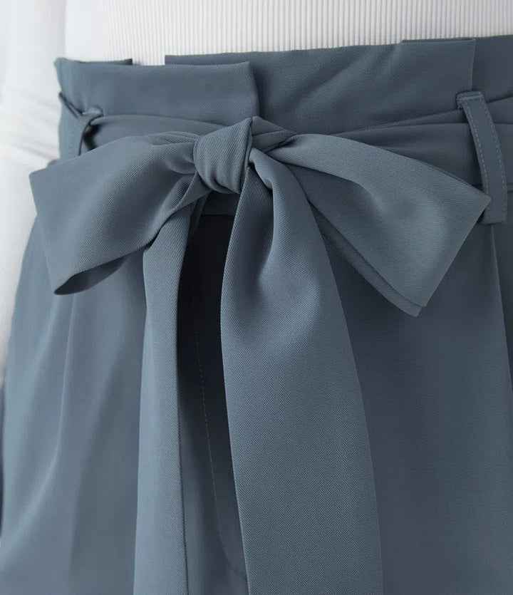 Halara Flex Paper Bag High Waisted Belted Pocket Wide Leg Work Trousers
