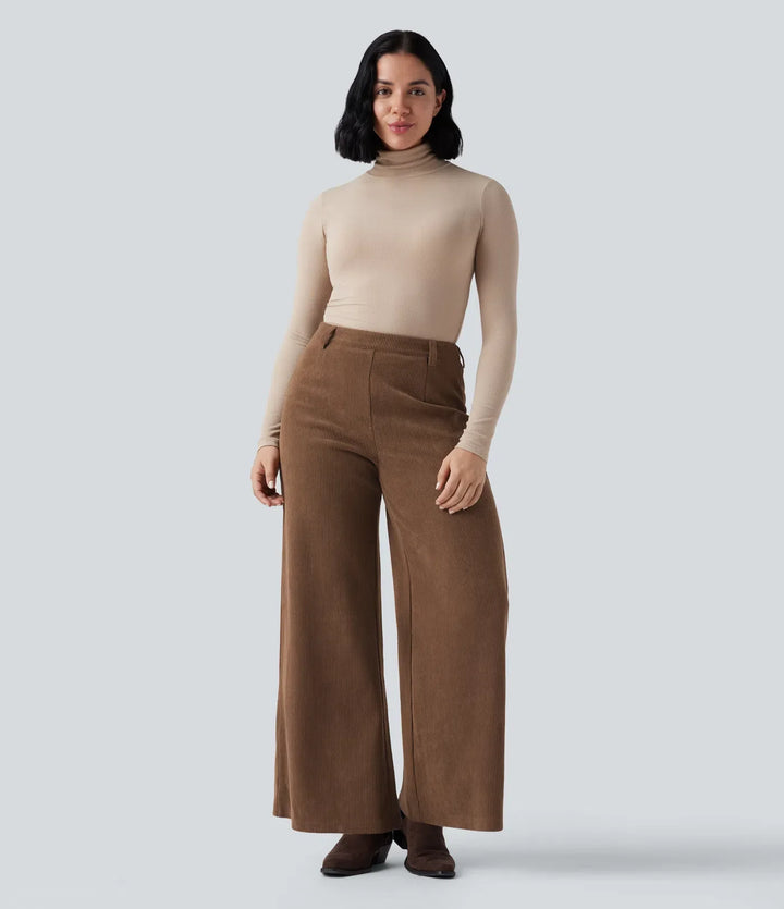 Adjustable Straps Corduroy Casual Detachable Overalls with Pocket