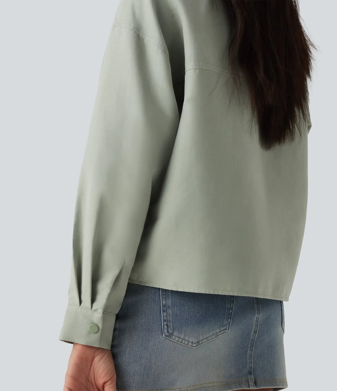 Long Sleeve Casual Jacket with Pockets