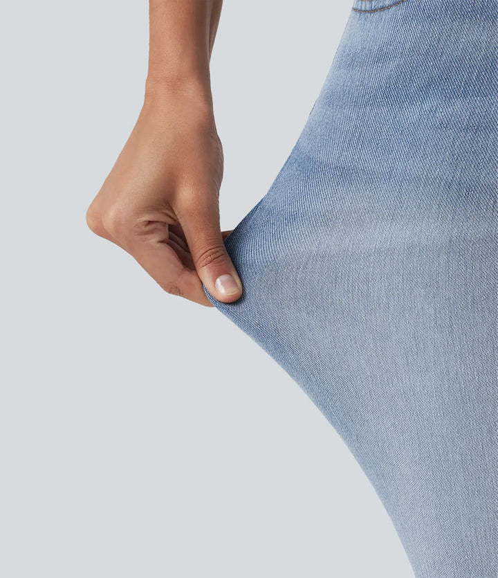 Halara Flex Mid Rise Skinny Casual Jeans with Pockets