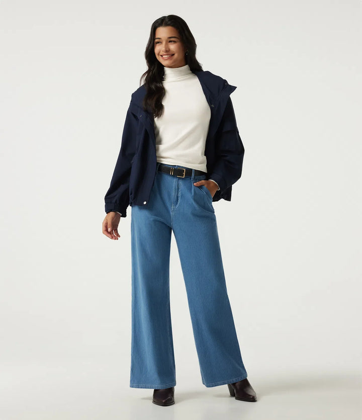 High Neck Long Sleeve Work Jumper