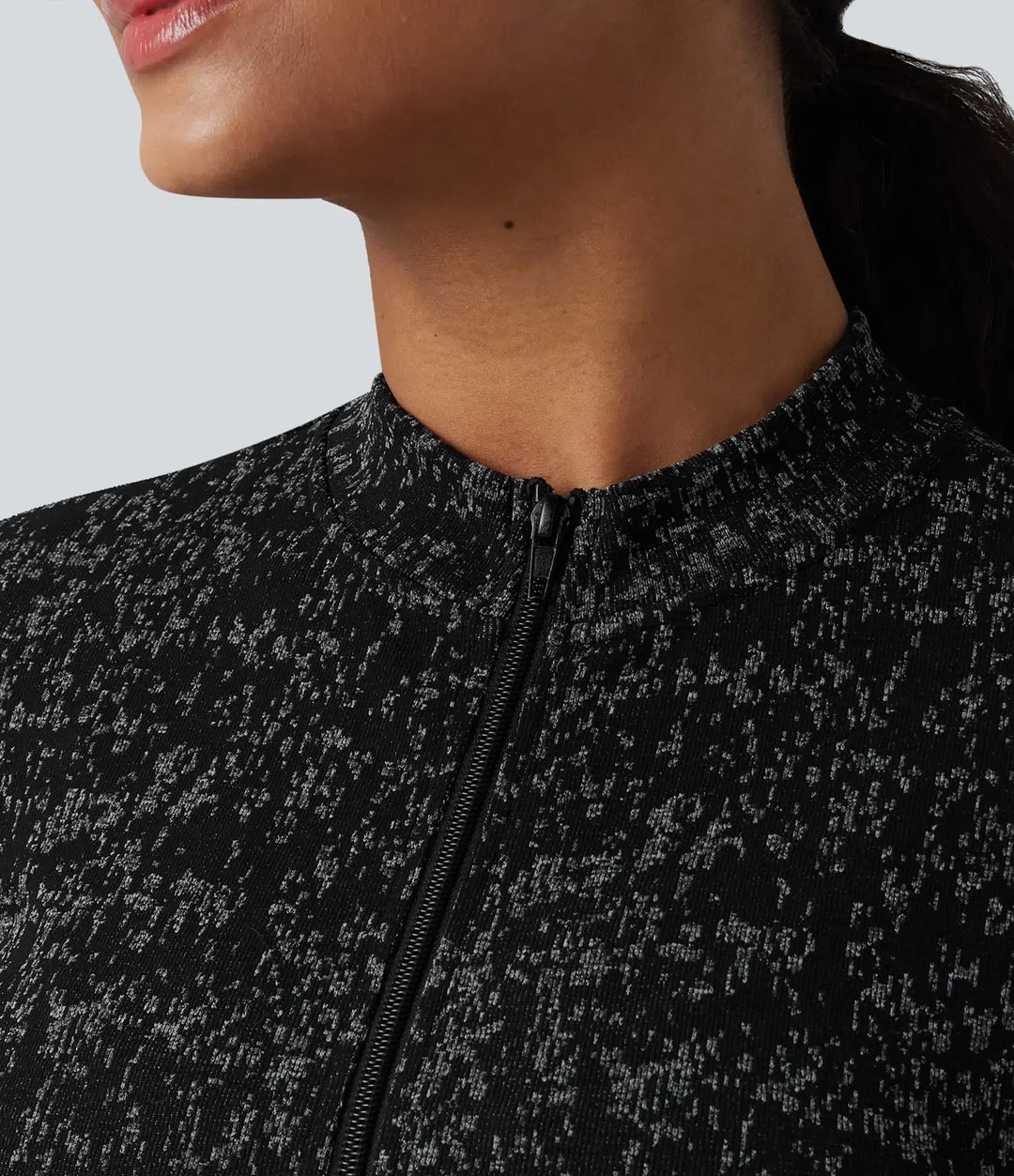 OneForm Seamless Flow Zipper Long Sleeve Thumb Hole Yoga Jacket