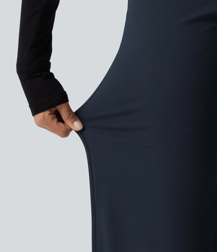 Halara Flex DayStretch Low Rise Straight Leg Work Trousers with Pockets