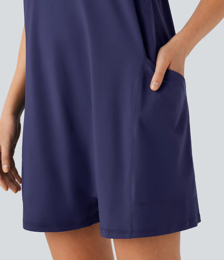 Pockets Casual Jumpsuit