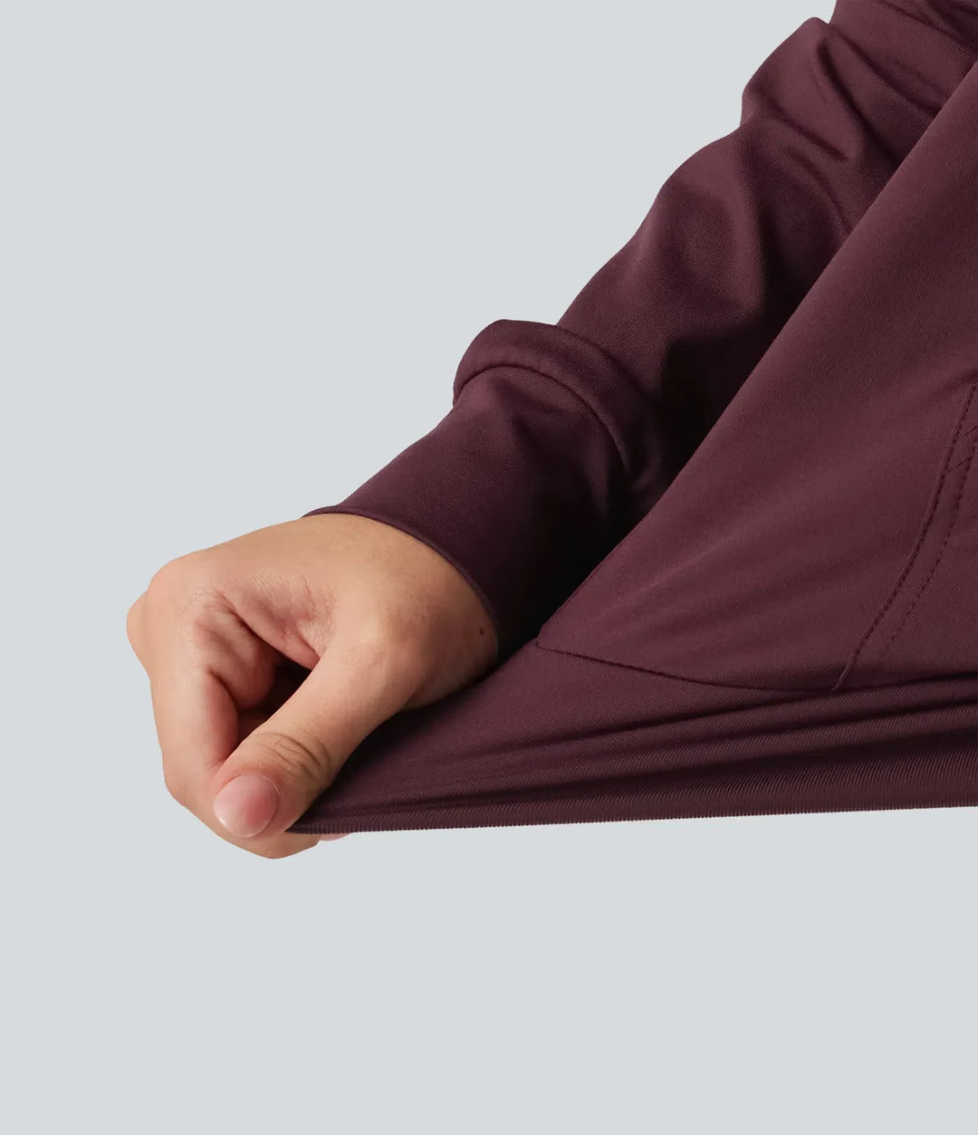 Hooded Long Sleeve Lounging Sweatshirt with Pocket