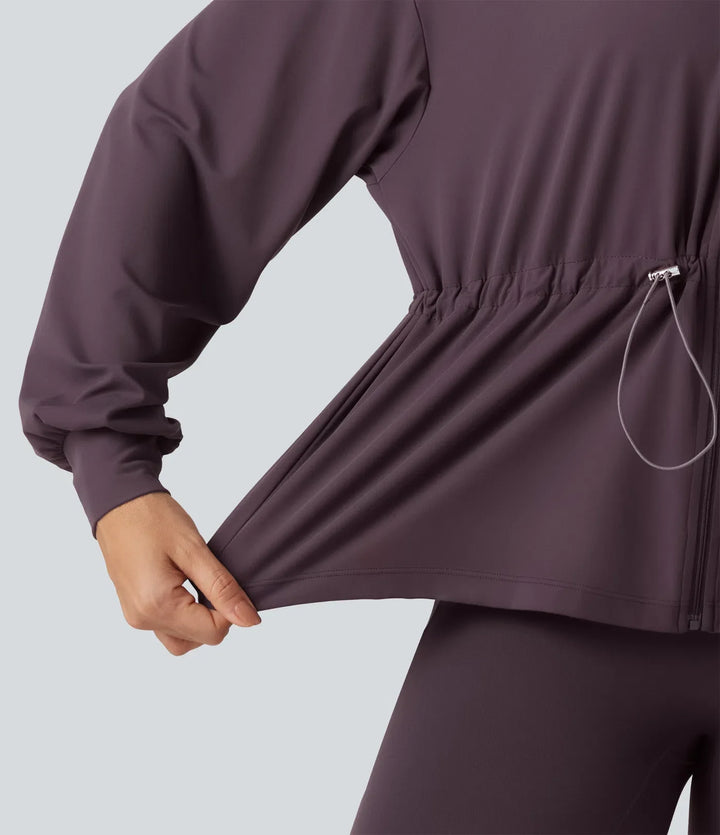SoftlyZero High Neck Long Sleeve Yoga Jacket