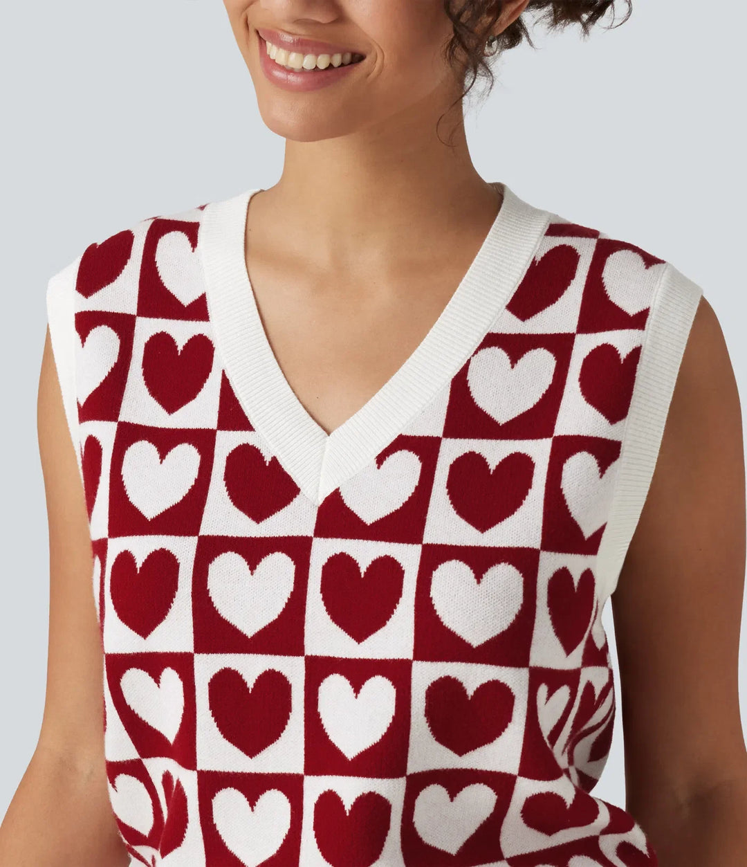 V Neck Casual Jumper Vests