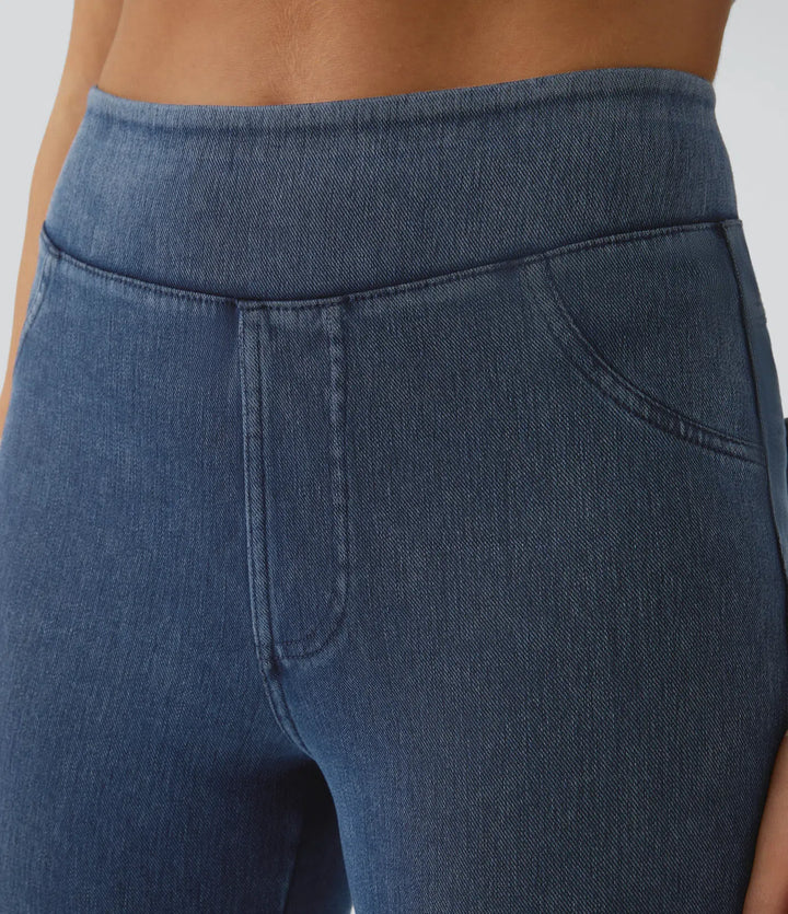 Halara Flex High Waisted Pocket Denim Casual Leggings