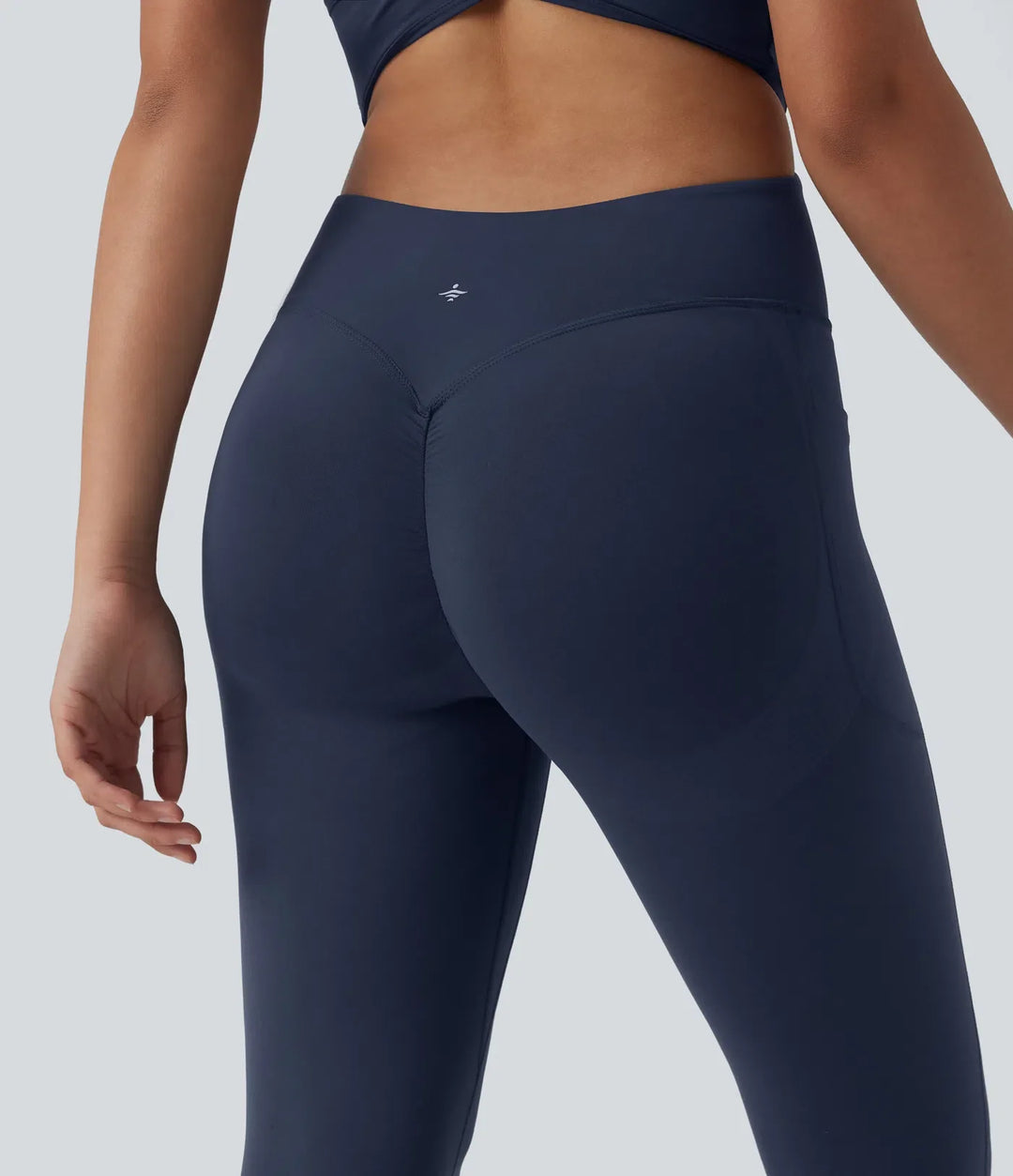 Halara UltraSculpt V Neck Tummy Control Butt Lifting Workout Jumpsuit with Pockets-Easy Peezy Edition