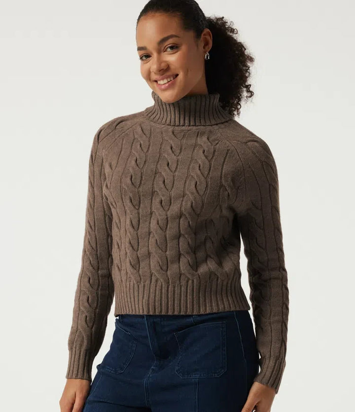 Lapel Raglan Long Sleeve Work Jumper