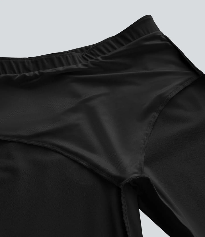 High Waisted Tummy Control Decorative Back Zipper Pockets Herringbone Work Trousers