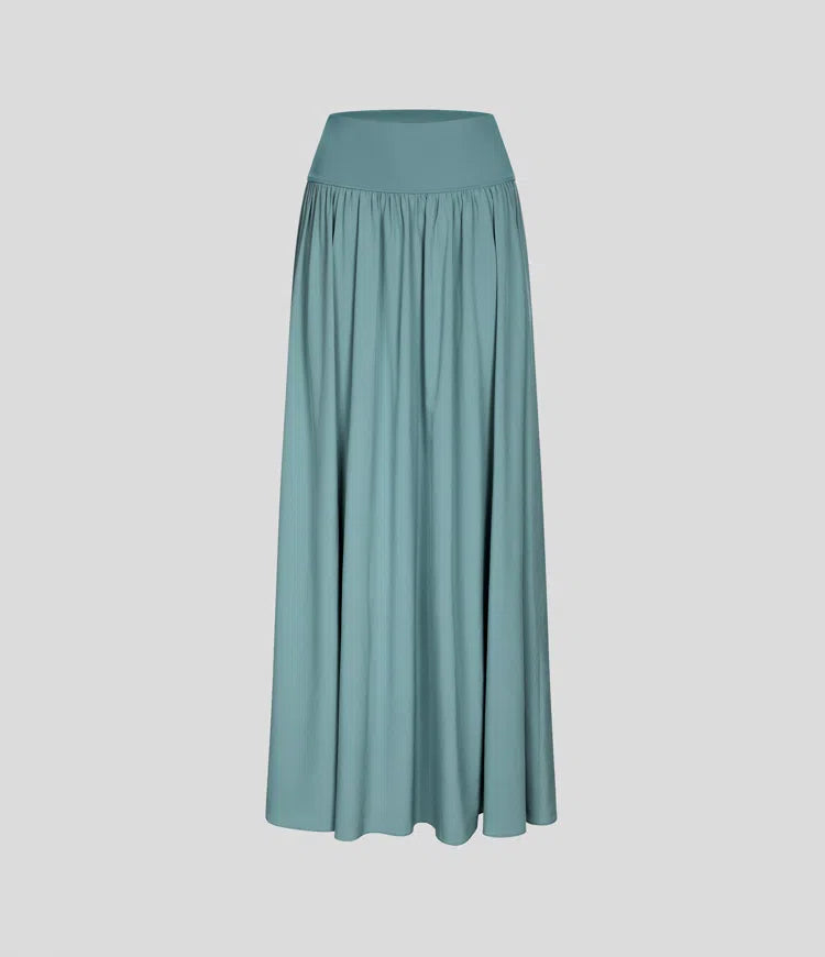 Breezeful High Waisted Split 2-in-1 Flowy Quick Dry Maxi Casual Skort